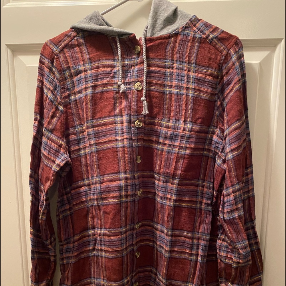 So flannel with hood